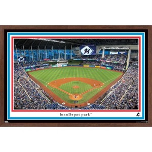 Trends International MLB Miami Marlins - Marlins Park 22 Framed Wall Poster Prints - 1 of 4