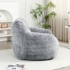 Lyngins Giant Bean Bag Chair with Armrests, Pre-Filled Lazy Chair with Removable Cover, Comfy Accent Chair, Bean Bag Sofa Chair for Adults & Kids - 3 of 4