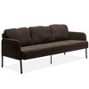 3-Seater Polyester Fabric Modern Upholstered Sofa with Deep Seat and Sturdy Legs - 2 of 4