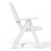 WestinTrends Malibu HDPE Adjustable Highback Folding Patio Dining Chair - 3 of 4