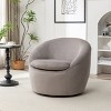 Anybear 29.50W x 31D x 25.50H Modern Swivel Barrel Chair - 2 of 4
