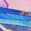 LunaLulinlk Purple Marble Shower Curtains Set with Hooks - 2 of 4