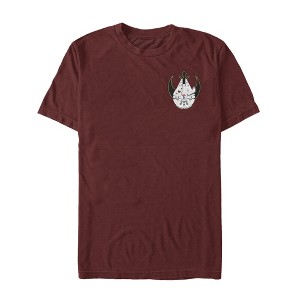 Men's Star Wars Millennium Falcon Rebel Badge T-Shirt - 1 of 4