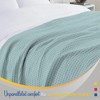 Color Sense 100% Cotton Warm & Cozy Super Soft Antimicrobial Waffle Weave Blanket - 2 of 4