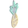 Northlight 16" Yellow and Green Pineapple LED Neon Style Wall Sign - 3 of 4