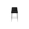 Meridian Furniture,Karina Black Velvet Stool, Set of 2 - 3 of 4