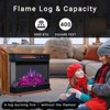 Equator 26 inch Freestanding Portable Fireplace Only Heat or 7 Color LED Remote 110V - 4 of 4