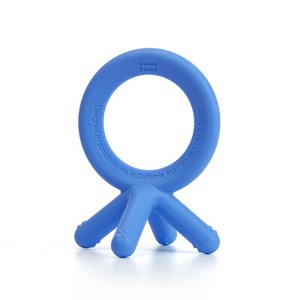 Comotomo - Silicone Baby Teether - Blue - 1 of 3