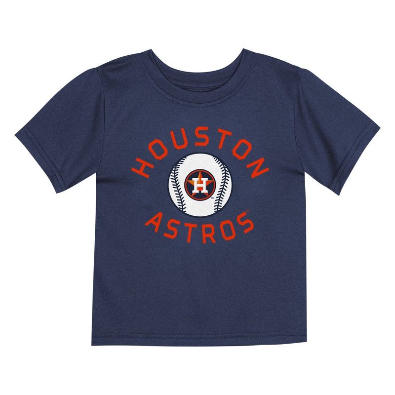 MLB Houston Astros Toddler Boys&#39; 2pk T-Shirt, 3 of 4