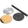 Juvale Paper Towel Holder for Kitchen, Black Stainless Steel (14.3 x 1.5 in) - 2 of 3
