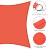 Yescom 12x12 Ft 97% UV Block Square Sun Shade Sail Heavy Duty HDPE Canopy Patio Lawn Red - 4 of 4