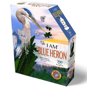 Madd Capp Puzzles: BLUE HERON 300 Piece Jigsaw Puzzle - 1 of 4