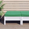 vidaXL Chair Cushion, Water Repellent Outdoor Pallet Cushion, Seat Cushion Pad for Garden Patio Balcony Furniture, Ottoman Pillow - 2 of 4