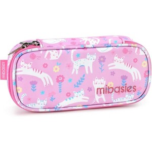 Fmeida Girls Pencil Case for Kids, Multi-Slot Pencil Pouch, Pink - 1 of 4