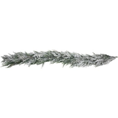 Allstate Floral 73 Snowed Pearl Twig Garland