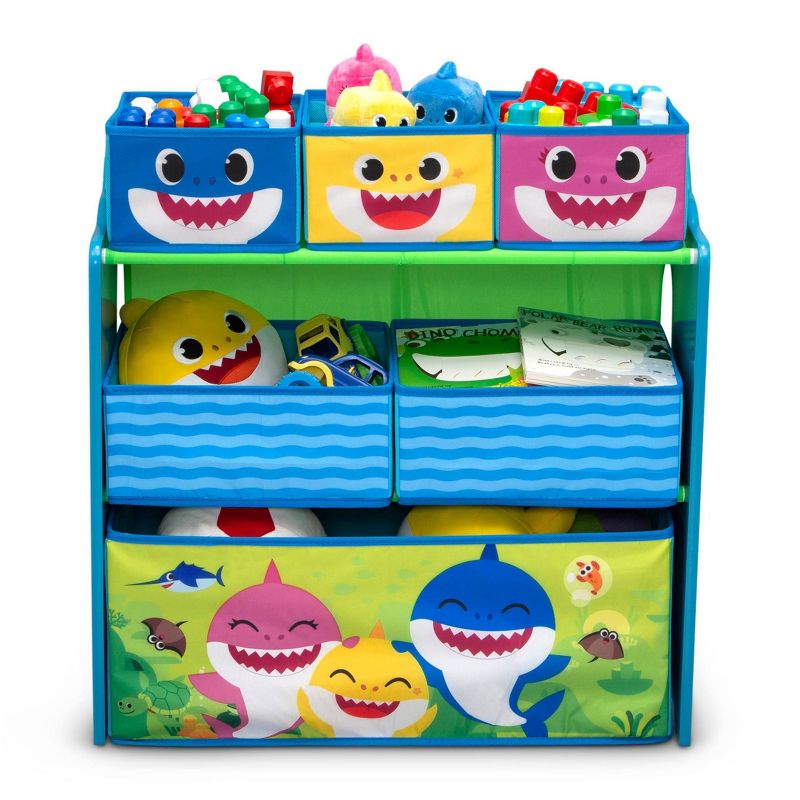 Delta Children Baby Shark 6 Bin Design and Store Toy Organizer - Greenguard Gold Certified, 6 of 9