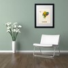 Trademark Fine Art -Michael Tompsett 'Ecuador Watercolor Map' Matted Framed Art - 3 of 4