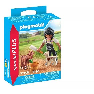 Playmobil 71759 Woman with Goats Playset 6pc