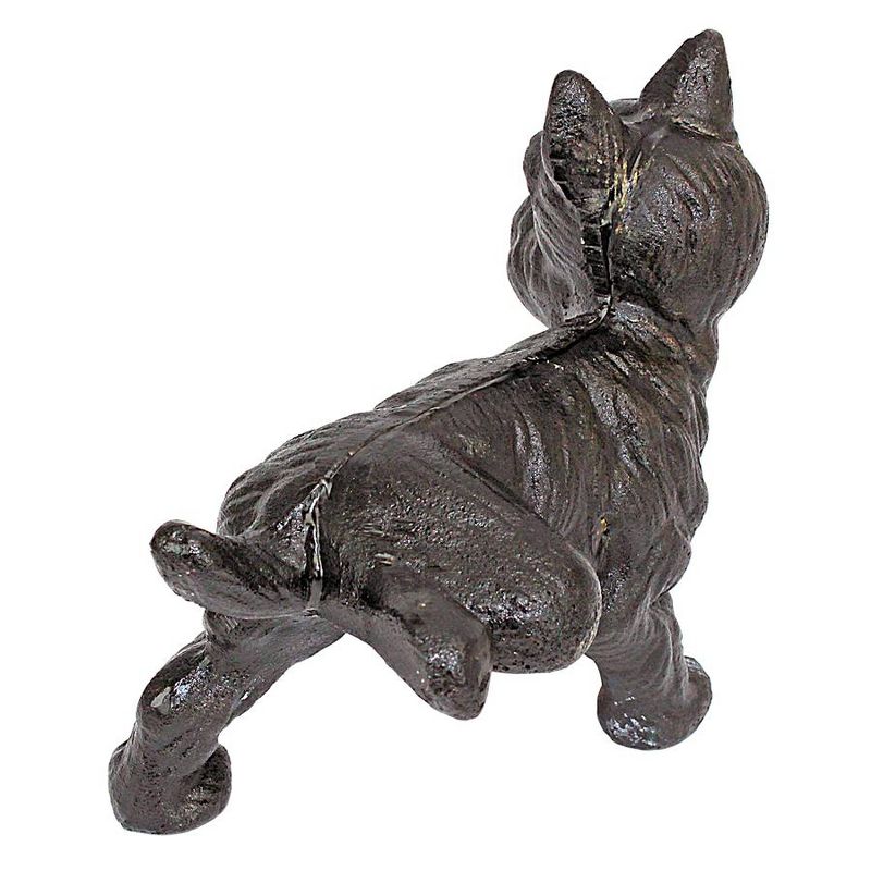 Design Toscano Naughty Peeing Scotty Dog Die-Cast Iron Bookend and Doorstop, 4 of 7