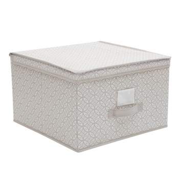 Simplify Storage Box Jumbo Gray Boho Print
