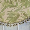 RLF Home 100% Cotton Breeze Cornice  Fully lined Windows Rod Pocket Valance 50" x 17"  Green - 4 of 4