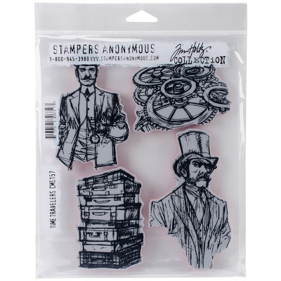 Tim Holtz Cling Stamps 7"X8.5"