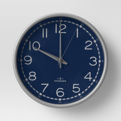 10" Wall Clock Navy - Threshold™
