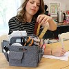 Everything Mary Collapsible Desktop Craft Caddy, Grey Heather - 2 of 4
