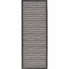 Unique Loom    Outdoor Border Checkered Area Rug - 2 of 4