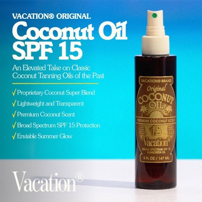 Vacation Coconut Oil Sunscreen - SPF 15 - 5 fl oz