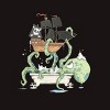 Men's Design By Humans Kraken in the Tub By Handclones T-Shirt - 2 of 4