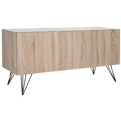 Jeralyn Transitional 47" Light Oak Mid-Century Sideboard