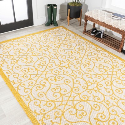 Madrid Black and Beige Flat Woven Reversible Rug