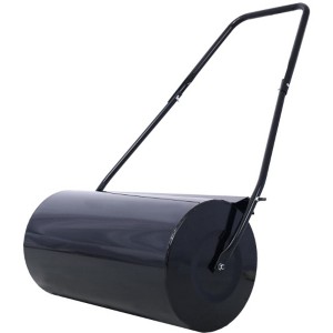 Lawn Roller, Push/Tow Behind Water/Sand Filled Steel Yard Sod Roller for Garden Backyard, 13 Gallon - 1 of 4