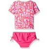 OshKosh B'Gosh Infant/Toddler Girls' 2-Piece Short Sleeve Rashguard Swim Sets - 2 of 4