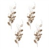 Snowy Glittered Pinecone Twig Spray (Set of 4) - 3 of 3