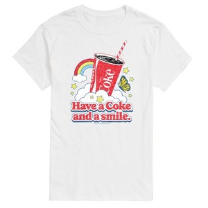 Men's - Coca-Cola - Have A Coke And A Smile Short Sleeve Graphic T-Shirt - 1 of 4