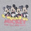 Seven Times Six Disney Mickey Mouse Boys The One and Only Sitting Poses Kids T-Shirt Grey - 2 of 3