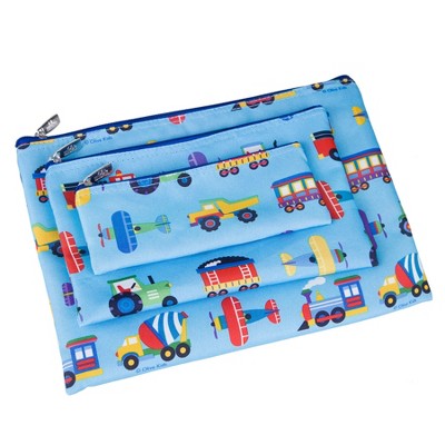 Enday Big Capacity Pencil Case, 3 Compartments Pencil Bags With Zipper,  Blue : Target