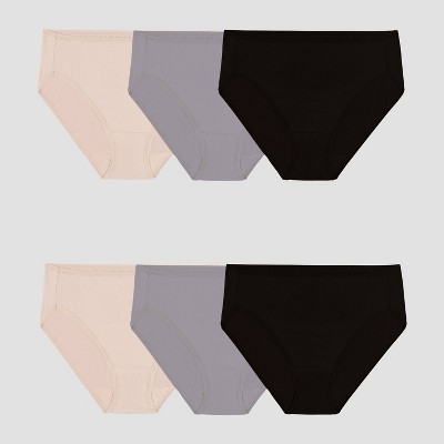 Fruit of the Loom Women's 4 Pack Coolblend Hi-Cut Panties Women's