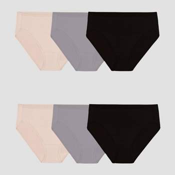 Fruit Of The Loom Women's 6pk Microfiber Bikini Underwear - Colors May Vary  8 : Target
