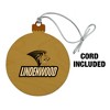 Lindenwood University Secondary Logo Wood Christmas Tree Holiday Ornament - 2 of 4