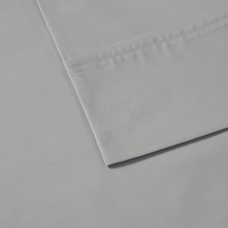 200 Thread Count Cotton Peached Percale Sheet Set, 3 of 6