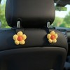 Anna-Kaci Flower Car Seat Headrest Hooks Set for Bag and Purse Hanging Organizer - 4 of 4