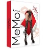 Memoi Women's All-In-One Lace Suspender Floral Fishnet Tights - 3 of 4