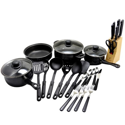 10-Pieces Jumbo Stainless Steel Gourmet Cookware Set Blauman Collection, 1  unit - Fry's Food Stores