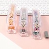 HTUTWOO Office Desk Stapler with 1000 24/6 Staples, Transparent Clear Durable Acrylic Fashion Shape, for Office Home School - 4 of 4
