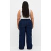 Women's Plus Size Karlee Pocket Wide Leg Jean - dark wash | CITY CHIC - 3 of 4