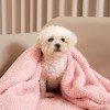 Snuggle Sac Soft Reversible Throw Blanket Knitted Blanket Cozy Bedding Blankets - 4 of 4