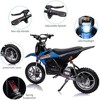 36V Kids Electric Dirt Bike with 500W Motor, Up to 15.5 mph, Max Load 175 lbs, LED Light, Leather Seat, Disc Brake, Air Tires - 2 of 4